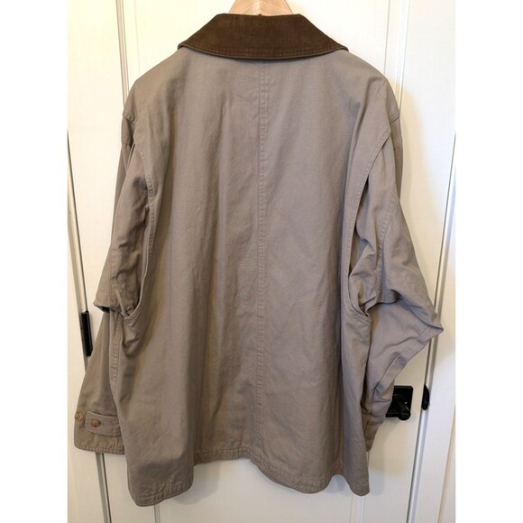 Vtg North River Barn Coat Chore Jacket Tan Men XL Corduroy Grunge Streetwear - Picture 9 of 15